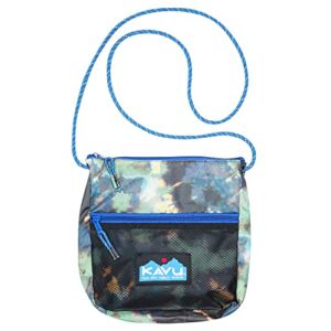 KAVU Garibaldi Go Crossbody Rope Bag Water Resistant Zip Purse-Sonic Boom