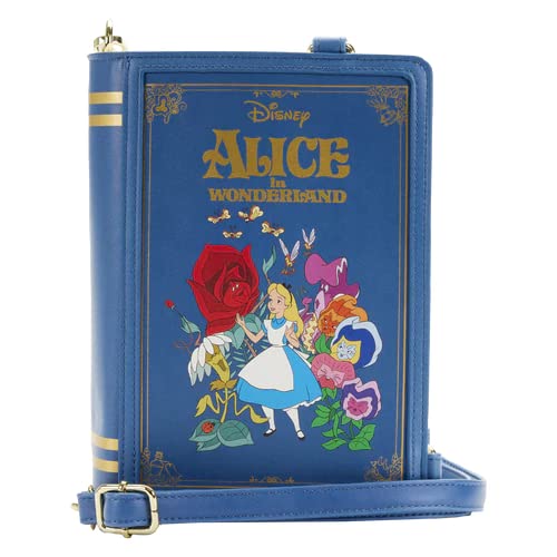 Loungefly Disney Alice in Wonderland Classic Book Convertible Womens Double Strap Shoulder Bag Purse | The Storepaperoomates Retail Market - Fast Affordable Shopping