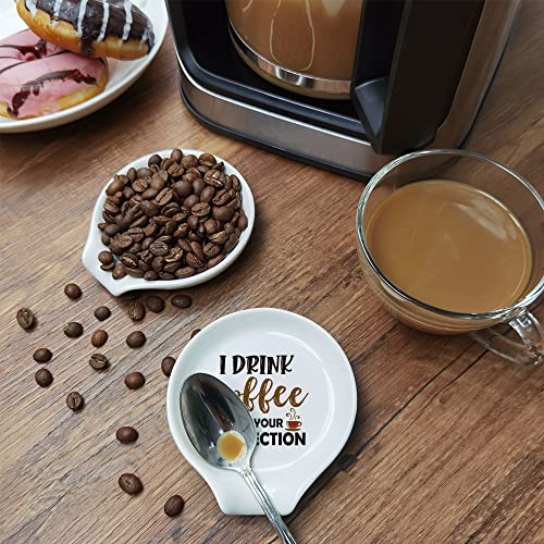 Coffee Spoon Rest, Engraved Cute Counter Spoon Holder Funny Farmhouse Home Bar Coffee Station Table Accessories Décor, Gift for Coffee Lovers Girlfriend Wife Husband Anniversary Friends | The Storepaperoomates Retail Market - Fast Affordable Shopping