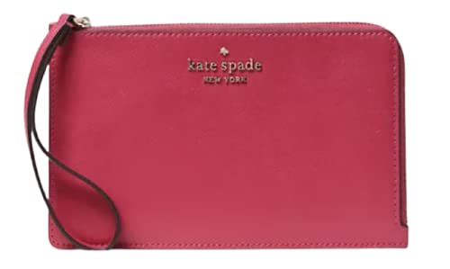 Kate Spade Women’s Staci Medium L-Zip Wristlet (Berry) | The Storepaperoomates Retail Market - Fast Affordable Shopping