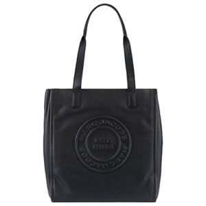 Marc Jacobs H051L01FA21 Black Signature Leather Logo Women’s Tote Bag