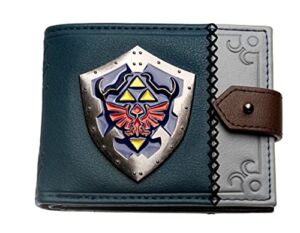 Legend of Zelda Snap Close Metal Logo Bi-Fold Wallet