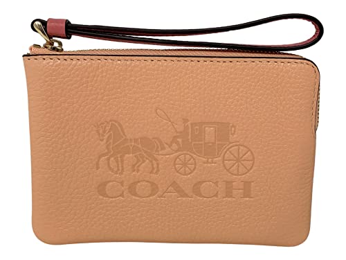 Corner Zip Wristlet In Colorblock With Horse And Carriage Faded Blush Style No C8717 | The Storepaperoomates Retail Market - Fast Affordable Shopping