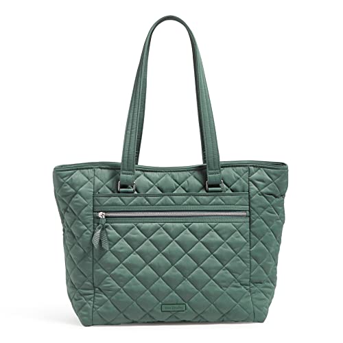 Vera Bradley Womens Performance Twill Work Tote Handbag, Olive Leaf, One Size US | The Storepaperoomates Retail Market - Fast Affordable Shopping
