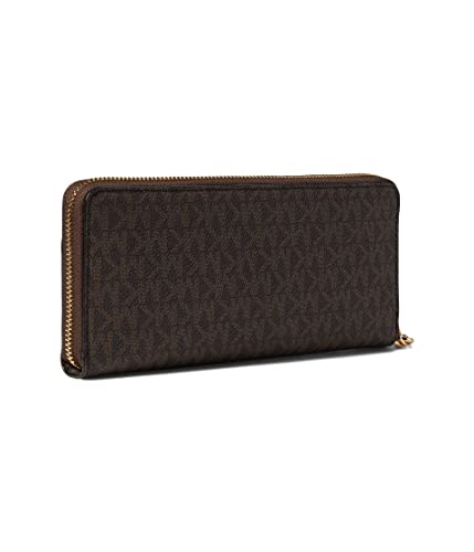 Michael Kors Parker Large Travel Pocket Continental Brown/Black One Size | The Storepaperoomates Retail Market - Fast Affordable Shopping