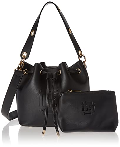 Style By Leigha Vegan Leather Medium Bucket Bags (Black) | The Storepaperoomates Retail Market - Fast Affordable Shopping