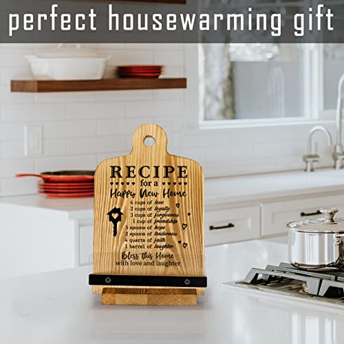 Housewarming Gifts for New Home, New House Gift, New Apartment Gift, House Warming Recipe Book Holder Cookbook Stand for Kitchen Counter Gift- Bless This Home | The Storepaperoomates Retail Market - Fast Affordable Shopping