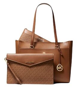 Michael Kors Maisie Large Pebbled Leather 3-in-1 Tote Bag Luggage MK Multi