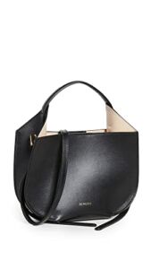 Ree Projects Women’s Helene Hobo Mini Bag, Black, One Size