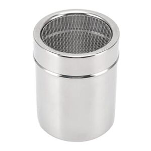 Salt and Pepper Shaker, Stainless Steel Salt Shaker Spice Dispenser with Fine Mesh for Home Kitchen, 2.7 x 3.5in