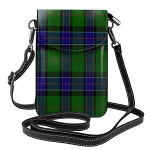Small Crossbody Scottish Clan Sinclair Tartan Crossbody Purse Bag Fashion Cell Purse Wallet For Women/Girls Gift