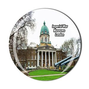 Imperial War Museums London Britain Refrigerator Magnet Travel Souvenir Gift 3D Crystal Home Kitchen Decoration Magnetic Sticker