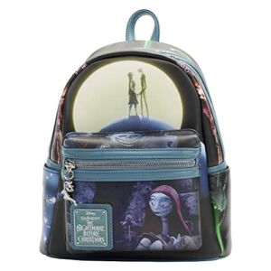 Loungefly Disney Nightmare Before Christmas Final Frame Womens Double Strap Shoulder Bag Purse
