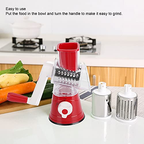 Vegetable Cutter, Safety Stainless Steel Blade Vegetable Shredder for Kitchen for Fruit for Vegetable for Home red | The Storepaperoomates Retail Market - Fast Affordable Shopping