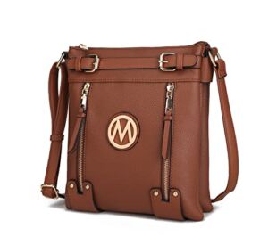 MKF Crossbody bag for women Vegan leather Crossover Designer messenger Purse