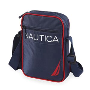 NAUTICA Unisex’s Shoulder Bag, Navy/RED