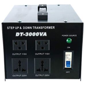 3000W Voltage Regulator Converter Transformer 220v to 110V Step Up/Down Power Converter Transformer Stabilizer