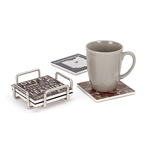 Spectrum Diversified Euro Square Coaster Holder for Kitchen Organization | The Storepaperoomates Retail Market - Fast Affordable Shopping