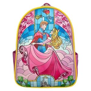 Loungefly Stained Glass Sleeping Aurora Beauty Mini Backpack Exclusive