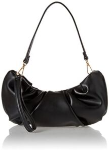 The Drop Women’s Ulla Ruched Convertible Clutch, Black, One Size