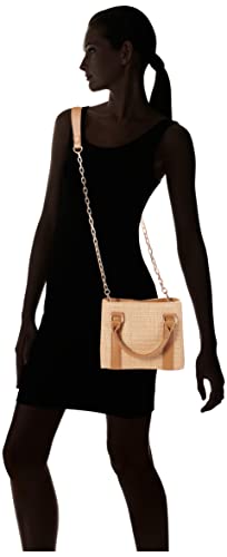 The Drop Women’s Orla Boxy Straw Crossbody, Mocha, One Size | The Storepaperoomates Retail Market - Fast Affordable Shopping