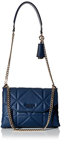 GUESS Ellery Convertible Crossbody Flap Midnight One Size | The Storepaperoomates Retail Market - Fast Affordable Shopping