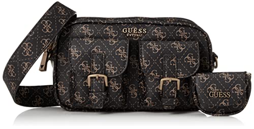 GUESS womens No Limit Crossbody Sling, Brown Logo, one size US | The Storepaperoomates Retail Market - Fast Affordable Shopping