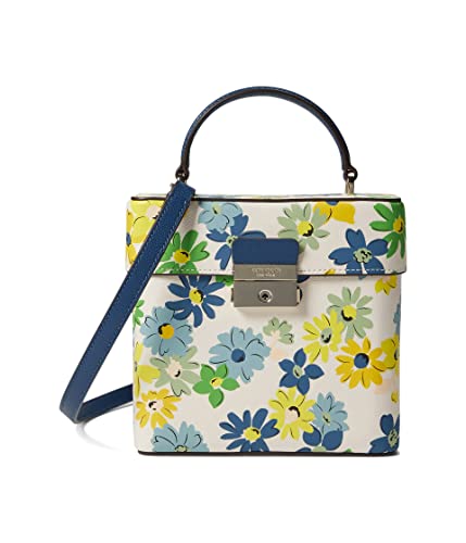 Kate Spade New York Voyage Floral Medley Printed Small Grain Textured Leather Small Top-Handle Parchment Multi One Size | The Storepaperoomates Retail Market - Fast Affordable Shopping