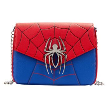Loungefly Marvel Spider Man Color-Block Crossbody Bag Spider Man One Size | The Storepaperoomates Retail Market - Fast Affordable Shopping