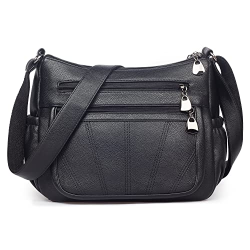 Crossbody Purse for Women Ladies Soft PU Leather Shoulder Bag Medium Roomy Handbag Fashion Tote Top Handle Satchel | The Storepaperoomates Retail Market - Fast Affordable Shopping