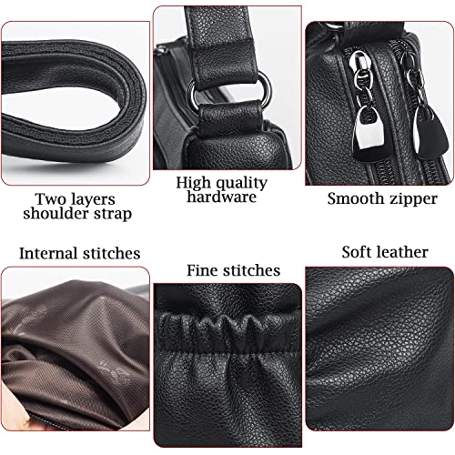 Crossbody Purse for Women Ladies Soft PU Leather Shoulder Bag Medium Roomy Handbag Fashion Tote Top Handle Satchel | The Storepaperoomates Retail Market - Fast Affordable Shopping
