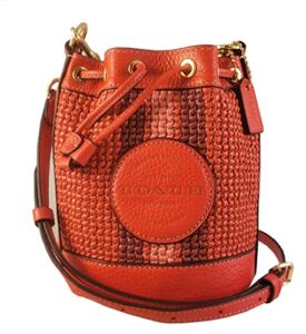 Coach – Mini Dempsey Bucket Bag – C9955 – Miami Red