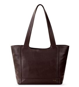 The Sak Womens De Young Leather Tote, Mahogany, One Size US