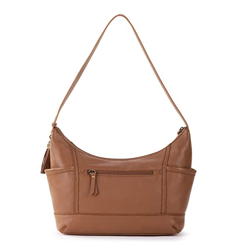 The Sak Womens Leather, & Silhouette, Supple, Kendra Hobo Bag in Leather Timeless Elevated Silhouette Soft Supple Handcrafted Sustainably, Tobacco, One Size US | The Storepaperoomates Retail Market - Fast Affordable Shopping