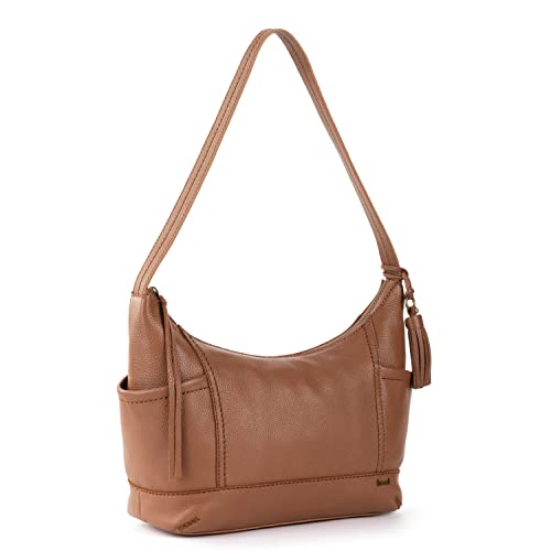 The Sak Womens Leather, & Silhouette, Supple, Kendra Hobo Bag in Leather Timeless Elevated Silhouette Soft Supple Handcrafted Sustainably, Tobacco, One Size US | The Storepaperoomates Retail Market - Fast Affordable Shopping