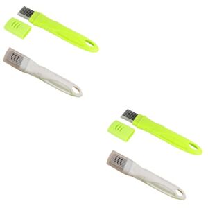 DOITOOL Green Onion Cutters Knife: 4pcs Shred Knives Onion Garlic Vegetable Cutter Manual Green Onion Slicer for Home Kitchen Hotel Restaurant