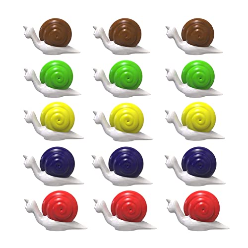 15pcs Snail Refrigerator Magnets Personality Snail Refrigerator Stickers Creative Cute Fridge Magnets for Office Kitchen Home School Library Whiteboard | The Storepaperoomates Retail Market - Fast Affordable Shopping