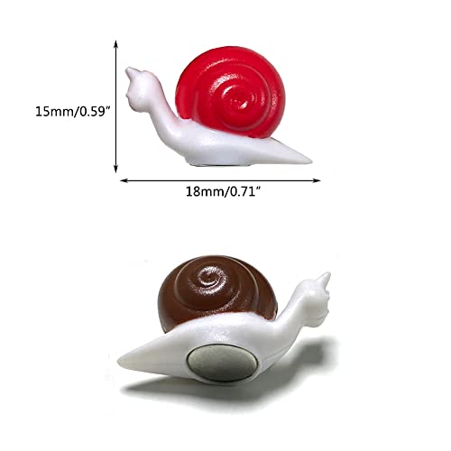 15pcs Snail Refrigerator Magnets Personality Snail Refrigerator Stickers Creative Cute Fridge Magnets for Office Kitchen Home School Library Whiteboard | The Storepaperoomates Retail Market - Fast Affordable Shopping