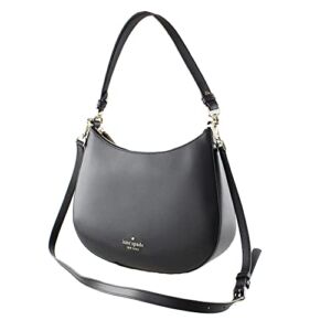 Kate Spade Staci Saffiano Leather Crossbody Bag (Black)