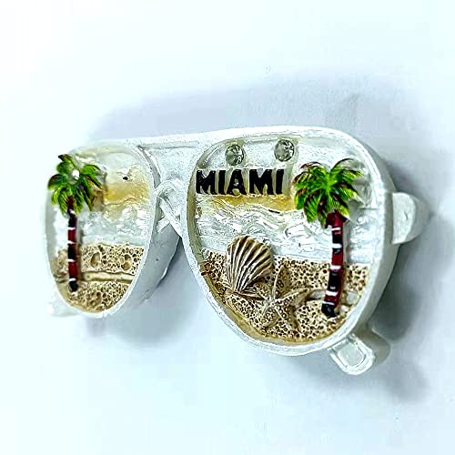 Miami America Magnet Souvenir Birthday Gift Refrigerator Magnet Home Kitchen Decoration 3D Fridge Magnetic Sticker | The Storepaperoomates Retail Market - Fast Affordable Shopping