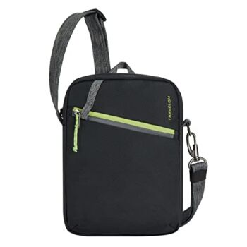 Travelon Greenlander Anti-Theft Small Crossbody, Jet Black, 7.5″ W x 10.5″ H x 2.75″ D | The Storepaperoomates Retail Market - Fast Affordable Shopping