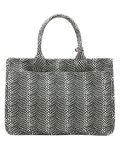 Vince Camuto womens Orla Tote, Black/White, One Size US | The Storepaperoomates Retail Market - Fast Affordable Shopping