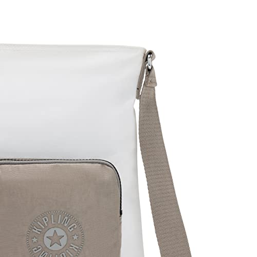 Kipling womens Eirene Crossbody Bag, Alabaster M5, 14 L x 12.5 H 5.25 D US | The Storepaperoomates Retail Market - Fast Affordable Shopping