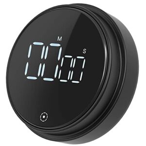 Mckuk Digital Kitchen Timer with Large LED Display Magnetic tierms for Classroom,Timer Clock Volume Adjustable, Easy for Cooking and for Seniors and Kids