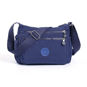 Crossbody Bags for Women Waterproof Tote Bag Casual Nylon Purse Handbag RFID Lightweight Messenger Bag
