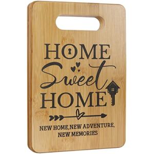 House Warming Gifts for New Home Bamboo Cutting Board Kitchen Housewarming Gift New Home Gifts for First Home New House Apartment Chopping Board Gift for Couple