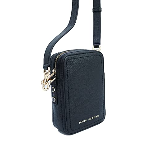 Marc Jacobs H131L01RE21-001 Black With Gold Hardware Women’s North South Leather Crossbody Bag | The Storepaperoomates Retail Market - Fast Affordable Shopping
