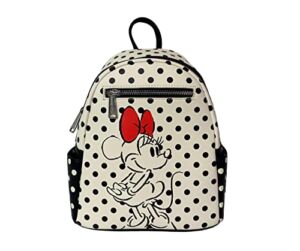 Loungefly Exclusive Minnie Polka Dot Double Strap Shoulder Bag