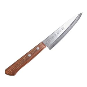 Sharp Knife Noushu Magoroku Saku Natural Wood Petty 120mm Japenese Knife Table Knife Multipurpose Chef Knife Dinner Knives Fruit Knife for Home and Kitchen