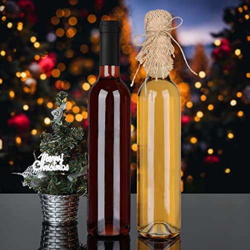 GUANENA 12 Pack 16oz Clear Glass Bottles with Cork Lids and PVC Shrink Capsules, 500 ml Empty Home Brewing Wine Bottles with Funnel for Sparkling Wine, Juice, Kombucha, Beverages | The Storepaperoomates Retail Market - Fast Affordable Shopping